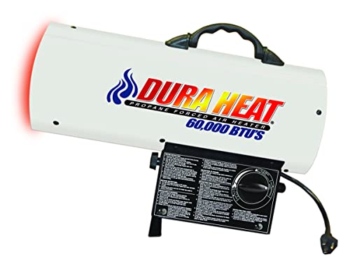 Amazon.com: Dura Heat GFA60A 30K-60K BTU's Propane(LP) Forced Air Heater ,  White : Patio, Lawn u0026 Garden