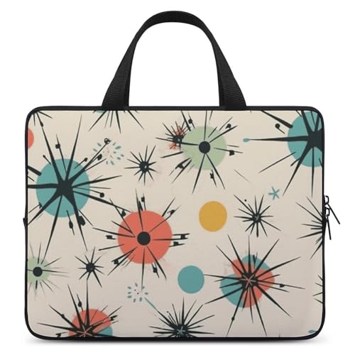 Housse ordinateur 13 pouces pochette PC portable vintage avec étoiles