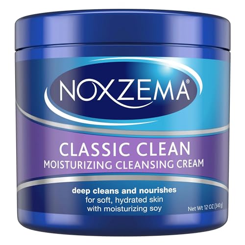 Noxzema Classic Clean Moisturizing Cleansing Cream Unisex, 12 Ounce (Pack of 2)