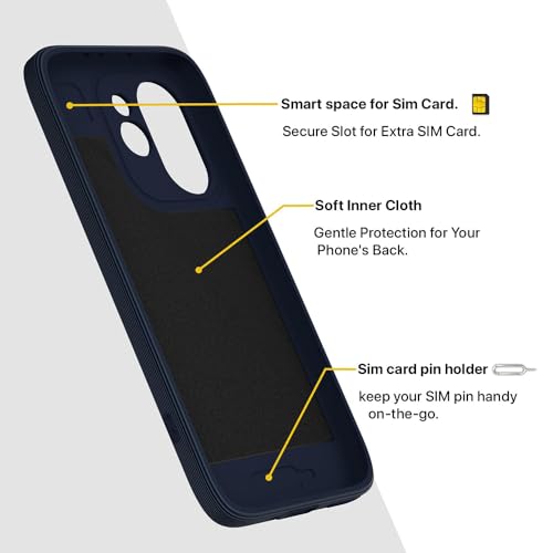 Image of Back Cover | MagFit Ring Design (Non-Magnetic) | Shockproof Case | Anti-Slip Grip | Raised Camera Edges | Slim Protective Case for Oppo Reno15 Pro 5G / 15 Pro Mini 5G (Steel Blue)