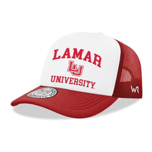 Lamar University Cardinals Seal Hat - White