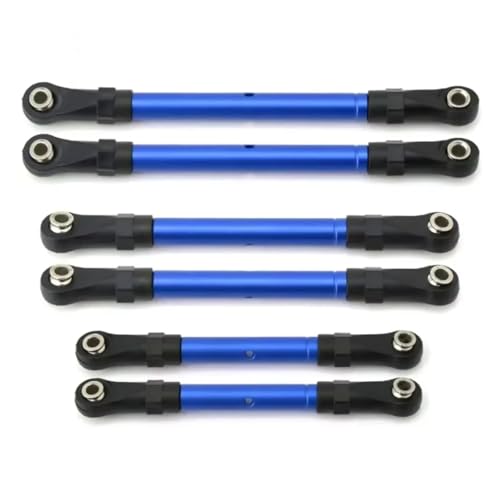RC�J�[�p�X�e�A�����O�v�����b�h For Traxxas For Slash For Hoss For Rustler For Stampede 4x4 1/10 ���^���^�[���o�b�N�������N�X�e�A�����O���b�h�Z�b�g RC�J�[�p�[�c�̌����Ǝg�p(Blue)