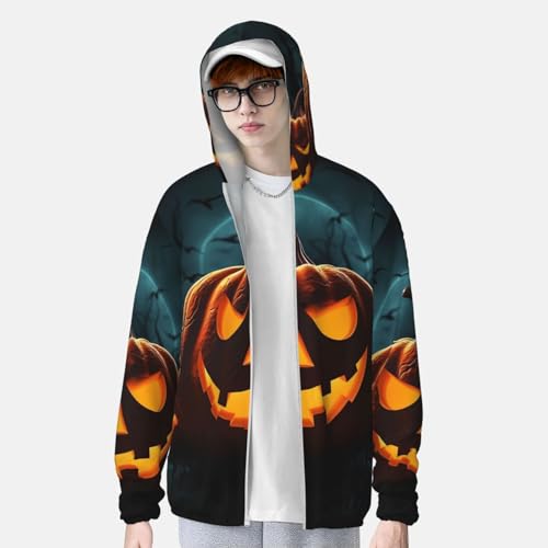 Chaqueta de protección solar para hombre con capucha miniatura 3