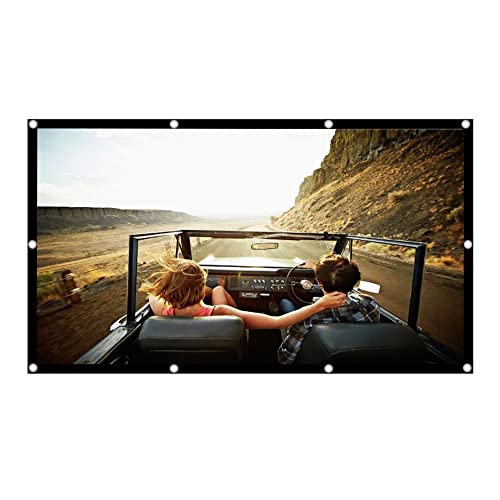 Pantalla de proyector portátil plegable 70 pulgadas 16:9 HD