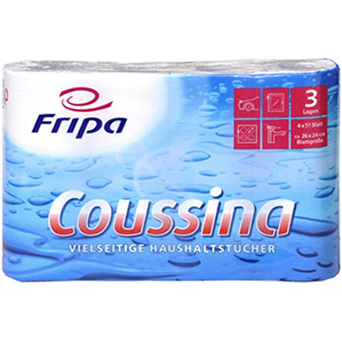 Preisvergleich Produktbild fripa 3204002 Küchenrolle Coussina, 3-lagig, weiß