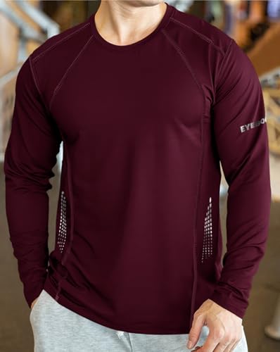 Image of Noble Monk Mens Polyester Solid Regular Fit T-Shirt