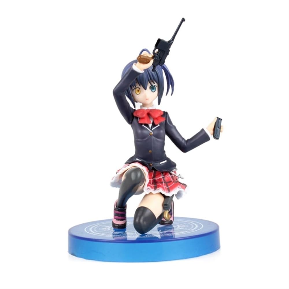 Anime Figure Takanashi Rikka PVC Action Figure Cartoon Game Anime Character Doll Collection Desktop Decoration Statues Anime Gift for Anime Fans