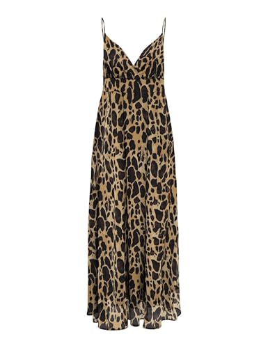 Robe à bretelles Onlasta Life WVN avec col en V plongeant et tissu léger noir L