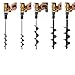 VASGOR Set of 5 Auger Drill Bit for Planting (1.6x16