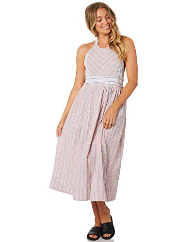 knee length dresses for ladies Lucinda Twist Back Midi Dress Blue main image 0