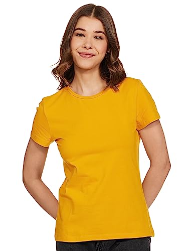 Amazon Brand - Symbol Women's Cotton Stretch Half Sleeve Round Neck Regular Fit T-Shirt (Pack of 2) - Image 2