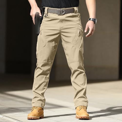 Mens Cargo Sweatpants Quick Dry Pants Men Utility Joggers for Cool Water Proof Easy Men's Travel Hiking Flat Front3