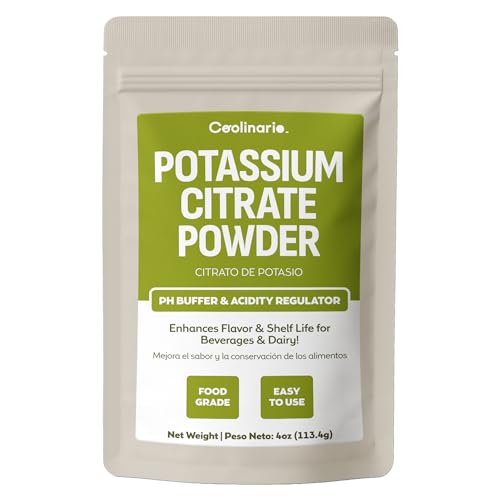 Coolinario Potassium Citrate Powder (4 OZ) Food Grade