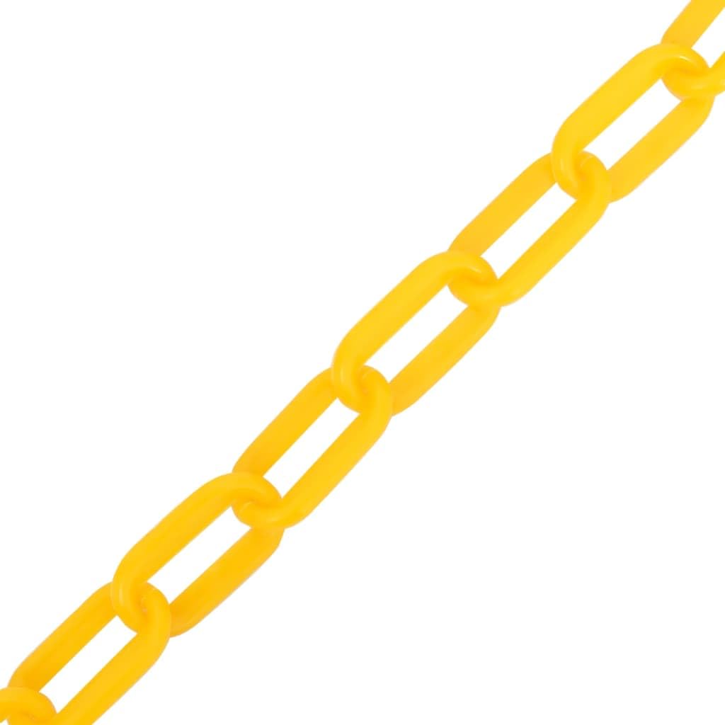 Cadena de Advertencia plástico Amarillo 100 m Ø8 mm,Economía e Industria,Avisos,Señales de Seguridad,8.98kg-150940