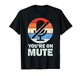 Gamer Podcast Mute Micrófono Auriculares Divertido Camiseta