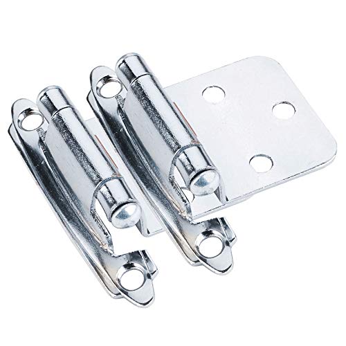 10 Pair Pack - Cosmas 17139-CH Polished Chrome Cabinet Hardware Hinges Variable Overlay - 20 Total Hinges