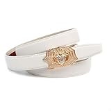 2,4 cm breiter Automatic Ledergürtel