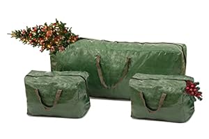 Adeptna Weihnachtsdekoration Aufbewahrungstaschen Set 3-teilig