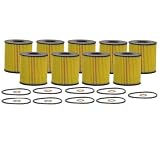 Engine Oil Filter Kit - Metal Free, 9 Pieces - Compatible with Wix 57512
