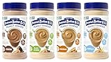 Peanut Butter & Co. Mighty Nut Powdered Peanut Butter, Variety Pack, Non-GMO, Gluten Free, Vegan, 6.5 Ounce Jars (Pack of 4)