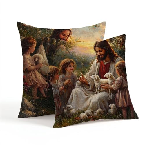 Coussin exterieur impermeable 70x70cm taie oreiller velours haut de gamme vert lot 2 - 3