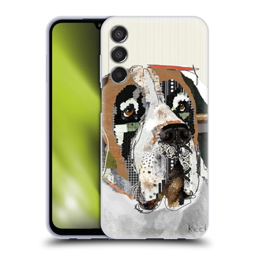 Head Case Designs Officially Licensed Michel Keck Saint Bernard Dogs 2 Soft Gel Case Compatible with Samsung Galaxy M15/F15 5G
