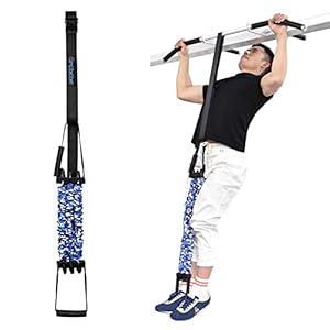 Brebebe Pull Up Assist Bands Chest Expander, Resistance Bands with Handles Natural Latex 200 LB Load, for Chin Up, Biceps Curl, Triceps Train, Overhead Extension, Shoulder Workout