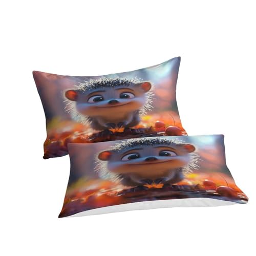 Housse de couette en microfibre douce avec fermeture éclair et taie d'oreiller - 3
