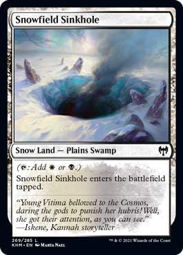 Magic: The Gathering - Snowfield Sinkhole - Foil - Kaldheim