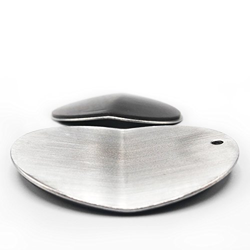 easydruck24de 2 practical tilting magnets, size: 5 x 6 cm, for fridges, whiteboards and pin boards, made of metal, for pining, fixing, magnetic I mag_103