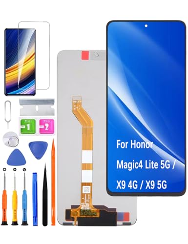 HLYGZX Pantalla de repuesto para Huawei Honor Magic4 Lite 5G / X9 4G / X9 5G pantalla LCD, Any-NX1 Any-LX1 Any-LX2 Any-LX3 Pantalla LCD Touch Digitizer Assembly Kit de piezas de reparación