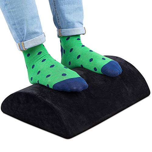 Foot Rest under Desk (Comfort Guaranteed) Ergonomic under Desk Footrest for Office Or Home, Desk Foot Rest (Soft But Firm), Foot Stool under Desk (Machine Washable Cover), Office Foot Rest under Desk