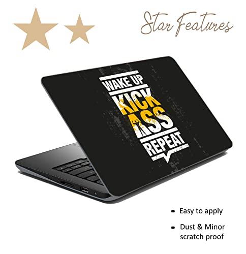 Image of Paper Plane Design Laptop Skins Sticker for Upto 17 in Laptops (Pack of 2) Des 13 (E)