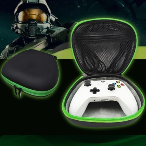 Image of TMG Travel Case Compatible with Xbox Series X /S & Core Wireless Controller Hard Shell Home Safekeeping Protective Cover Storage Case Carrying Bag (Black)