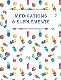 Medications & Supplements: XL Medication Logbook