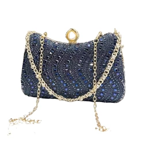 Sac rétro incrusté de diamants de soirée chic et mariage - 3