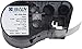 Brady MC-500-584 Reflective Tape B-584 Black on White Reflective Label Maker Cartridge, 25