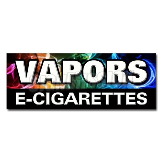48" Vapors E-Cigarettes Decal Sticker Pipe e-Liquid Flavor concentrates Nicotine