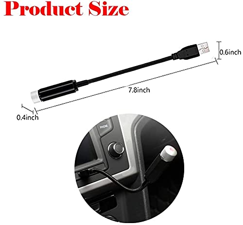 Usb Star Projector Night Light, 4 Kinds Of Lighting Effects, Adjustable Led Starlight Projection Light, Suitable For Decoration, Car Roof Romantic Starlight, Bedroom, Party, Ceiling (Red) #TOP5