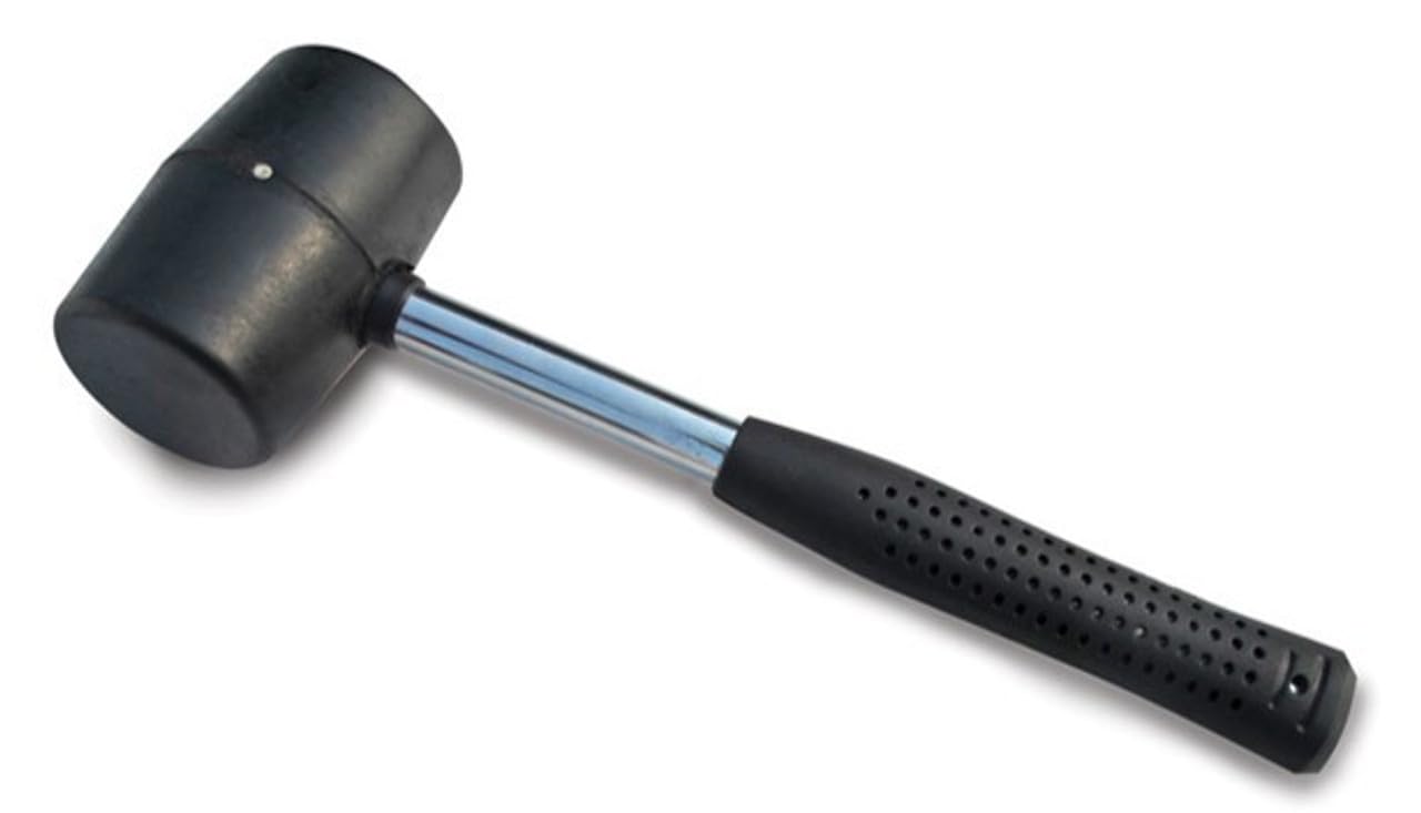 Olpro Rubber Camping Mallet 16oz Steel Shaft