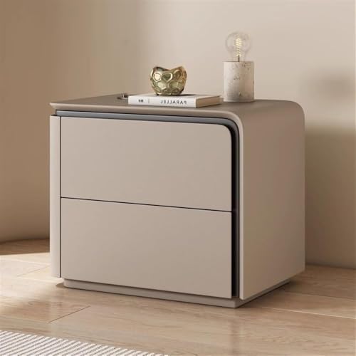 Minimalist 2-Drawer Night Stand for Room Storage Modern Side Table