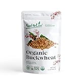 Food to Live Organic Buckwheat Kasha (Grechka, Toasted Whole Groats, Non-GMO, Kosher, Sirtfood, Bulk) by Food to Live – 1 Pound
