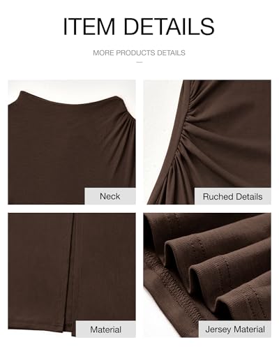 Image of BTFBM Women Bodycon Maxi Dress Long Sleeve Back Slit Ruched Elegant Party Cocktail Formal Fall Wedding Guest Dresses