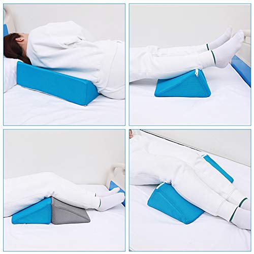 Flip Pad, Medical Wedge Pillow, Provide Comfort And Support For Users, Used To Relieve Back, Leg And Knee Pain,Blue #TOP1