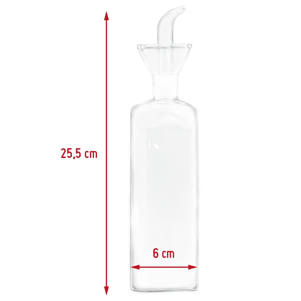 NERTHUS Oliera, aceto 500 ml, Vetro, 6 cm