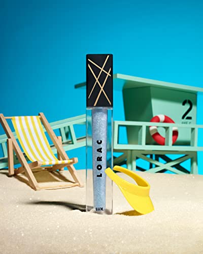 Lorac Lux Diamond Lip Gloss | Genuine Diamond Dust | Non-Sticky | Pacific Blue #TOP6