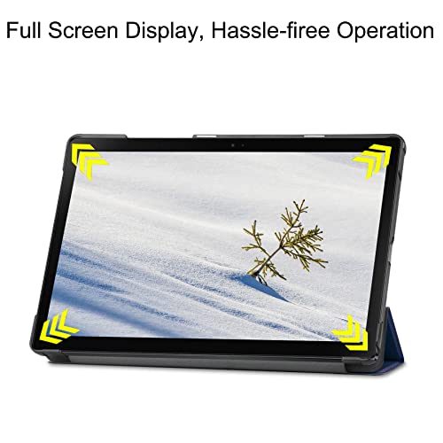 Case Compatible With For 2022 Samsung Galaxy Tab A8 Case 10.5 Inch Tablet Cases Slim Light-Weight Pu Leather Smart Tablet Shell Cover Foldable Stand Case Fit (Blue) #TOP2