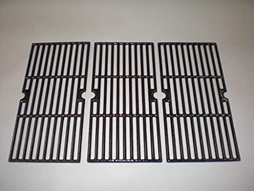 Music City Metals Matte Cast Iron Cooking Grid Replacement for Select Gas Grill Models by Centro, Charbroil and Others, Set of 3 - Thumbnail 4
