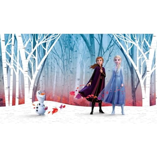 Fresque Murale Adhésive Géante la Reine des Neiges dans la Foret