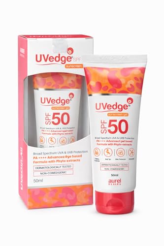Image of Uv Edge Spf 50 Sunscreen Gel For All Skin Type, 1 Count